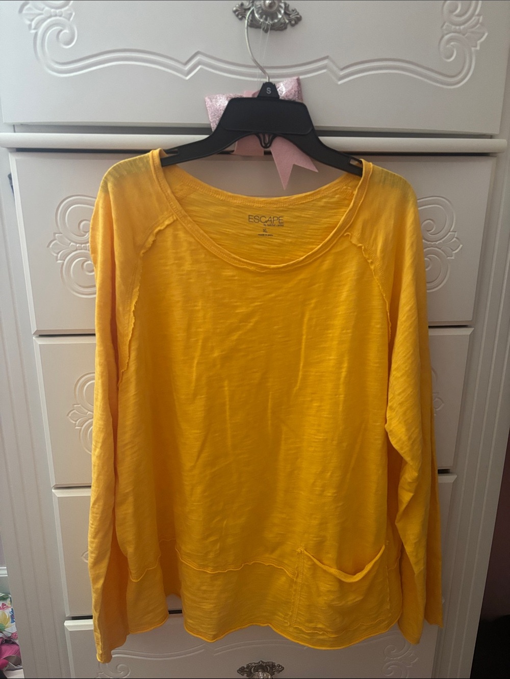 Escape by Habitat Bright Golden Yellow Long Sleeve Tee